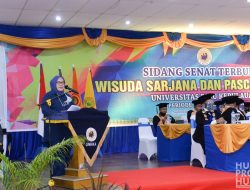 Wagub Kepri Hj Marlin Hadiri Wisuda Unrika