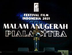 President Jokowi Attends 2021 Indonesian Film Festival Award