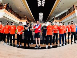 President Jokowi Watches BWF World Tour Finals 2021 in Bali