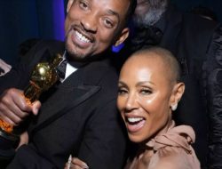 Jada Pinkett Smith Tertawa Usai Will Smith Menampar Chris Rock : Okezone Celebrity