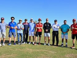 Kompak, Quartararo Dkk Main Golf Bareng saat MotoGP Argentina 2022 Ditunda : Okezone Sports