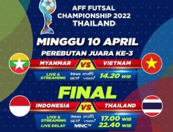 Link Live Streaming Timnas Futsal Myanmar vs Vietnam di RCTI+: Laga Penentu Lolos ke Piala Asia Futsal 2023 : Okezone Bola