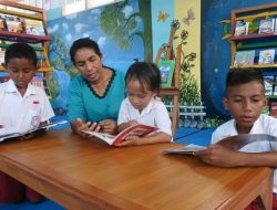 56 Perpustakaan Sekolah Dasar di Kabupaten Nagekeo, Flores, NTT Diresmikan, Beri Manfaat Bagi 6.300 Anak