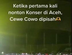 Viral Video Penonton Cowok dan Cewek Dipisah saat Konser di Aceh: Kayak Sholawatan!