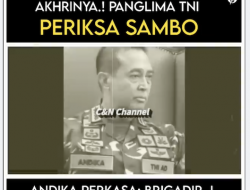 [Cek Fakta] Video Panglima TNI Jenderal Andika Perkasa Ikut Periksa Ferdy Sambo? Cek Faktanya