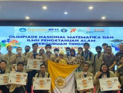 Bawa Pulang 13 Medali, UGM Juara Umum 3 Olimpiade Nasional MIPA 2022