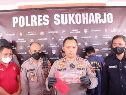 Pengedar dan Penjual Uang Palsu Online Diringkus Polres Sukoharjo