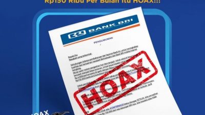 Hati-hati Jebakan Link Palsu Kenaikan Tarif Transaksi BRI!