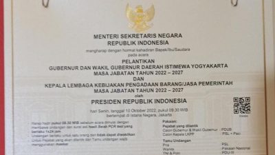 Senin 10 Oktober 2022 Hendrar Prihadi Dilantik Jokowi Sebagai Kepala LKPP, Mbak Ita Tempati Walikota Semarang