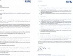 Inilah Penampak Isi Surat dari FIFA, Ketua PSSI Akui Intens Komunikasi dengan Federasi