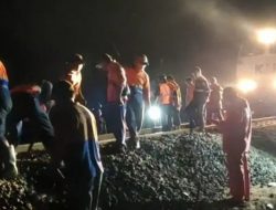 Jalur Kereta Api di Cilacap Ambles Diperbaiki, Perjalanan Mulai Normal