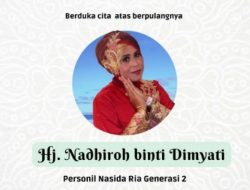 Nadhiroh Personel Nasida Ria Meninggal, Sebelum Dilarikan ke RS Minta Dibacakan Surat Yasin