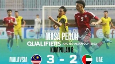 Malaysia U-16 Kalahkan UEA dengan Skor 3-2, Netizen Negeri Malaya: Sedang Cari Negara yang Bisa Kalahkan King ASEAN