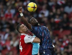 Hasil Liga Inggris: Pesta Gol, Arsenal Habisi Nottingham Forest 5-0