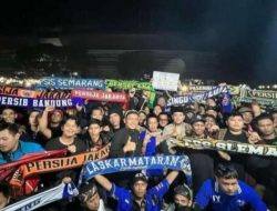 Sepakat Damai, Ribuan Suporter dari Klub se-Pulau Jawa Berkumpul dan Gelar Doa Bersama di Stadion Mandala Krida