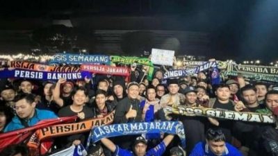 Sepakat Damai, Ribuan Suporter dari Klub se-Pulau Jawa Berkumpul dan Gelar Doa Bersama di Stadion Mandala Krida