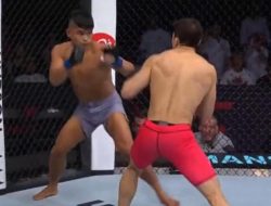 Road to UFC: Petarung Indonesia Jeka Saragih Kalahkan Lawannya dengan Pukulan Maut