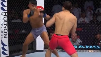 Road to UFC: Petarung Indonesia Jeka Saragih Kalahkan Lawannya dengan Pukulan Maut