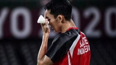 Gugur di Perempat Final Denmark Open 2022, Jonatan Christie Minta Maaf