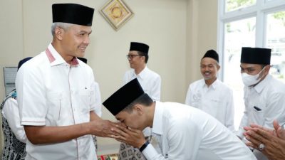 Ganjar Beri Semangat Ratusan Kafilah asal Jateng di Ajang MTQ Nasional ke-29