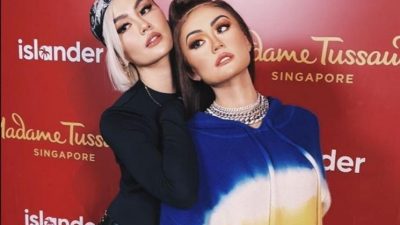 10 Momen Agnez Mo Jumpa ‘Kembaran’ di Madame Tussauds, Mirip Banget!