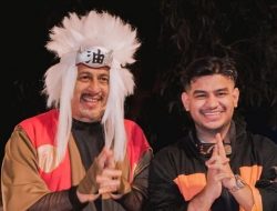 9 Potret Cosplay Unik di Ultah Fadil Jaidi, Pak Muh Jadi Jiraiya