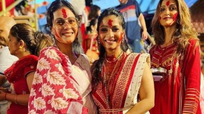 9 Artis India Rayakan Festival Durga Puja, Ada Kajol hingga Rani Mukherji