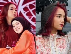 10 Seleb Warnai Rambut Merah Membara, Terkini Fuji