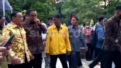 Agung Laksono Sebut Akbar Tandjung Tetap Dukung Airlangga Sebagai Capres, ke Anies Hanya Beri Selamat