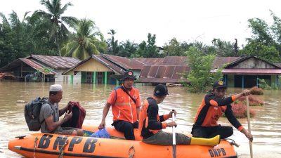 Banjir Mulai Surut, Ribuan Pengungsi di Aceh Timur Kembali ke Rumah