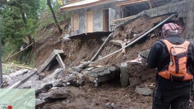 Belasan Rumah dan Pura di Lumajang Rusak Diterjang Longsor