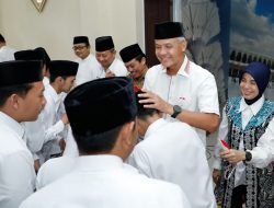 Ganjar Semangati Peserta Kafilah MTQ Nasional di Kalsel