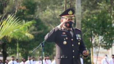 Kapolres Natuna AKBP Iwan Ariyandhy Pimpin Upacara Hari Pahlawan ke 77