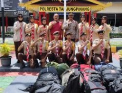 Polresta Tanjungpinang Lepas Perwakilan Saka Bhayangkara Ke Gandus Palembang