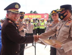Kapolres Kepulauan Anambas Pimpin Pelepasan Purnabakti Kasat Lantas