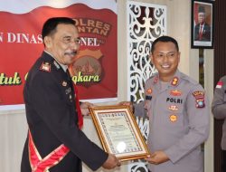 Kapolres Bintan Lepas Personil  Yang Purna Bakti