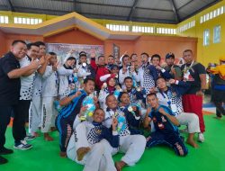 Personel Brimob Polda Kepri Berhasil Sabet Empat Medali Emas Sekaligus Dalam Ajang Porprov V Kepri di Kabupaten Bintan