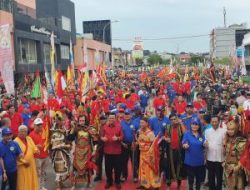 Kapolsek Lubuk Baja Pimpin Pengamanan Kegiatan Festival Budaya Pawai Tatung Batam – Kepri Tahun 2022