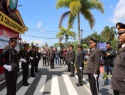 Polresta Tanjungpinang Lepas Wisudawan Polri Yang Dipimpin Kapolresta Tanjungpinang