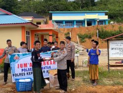 Laksanakan Jumat Berkah Polsek Palmatak Sambangi Yahasan Al-Fatah