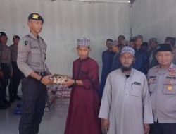 Sat Binmas Polresta Tanjungpinang Bersama Siswa Diktuk Bintara Polri Ta. 2022 Gelar Baksos Di Pondok Pesantren