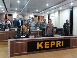 Jasa Raharja Kepri Hadiri Rakor Lintas Sektoral Pengamanan Arus Mudik Lebaran 1444 H Tahun 2023 Di Mapolda Kepri