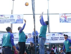 Pererat Silaturahmi Melalui Olahraga Voli, Rudi : Selamat Bertanding, Junjung Tinggi Sportivitas