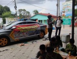 Isi Libur Bersama, Polsek Batam Kota Gelar Pustaka Keliling Untuk Anak Anak di Perkampungan