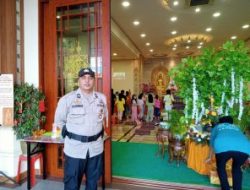 Polsek Batu Ampar Melaksanakan Pengamanan Kegiatan Ibadah dalam Rangka Perayaan Waisak Tahun 2023