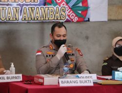 Polres Kepulauan Anambas Laksanakan Pemusnahan Barang Bukti Narkotika Jenis Kokain