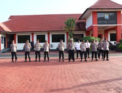 Apel Jam Pimpinan Kapolres Tekankan Disiplin  Modal Keberhasilan Dalam Bertugas