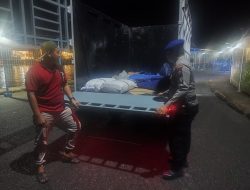 Antisipasi Masuknya Barang Ilegal, Satpolairud Polres Lingga Perketat Pemerikasaan di Pelabuhan Roro Jagoh
