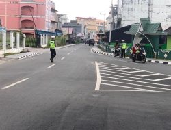 Antipasi Resiko Kecelakaan Polres Lingga Gatur Pagi, Berikan Kelancaran Pengguna Jalan