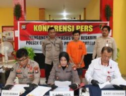 Kapolsek Batam Kota Gelar Konferensi Pers Ungkap Pelaku Penganiayaan Terhadap Anak Dibawah Umur